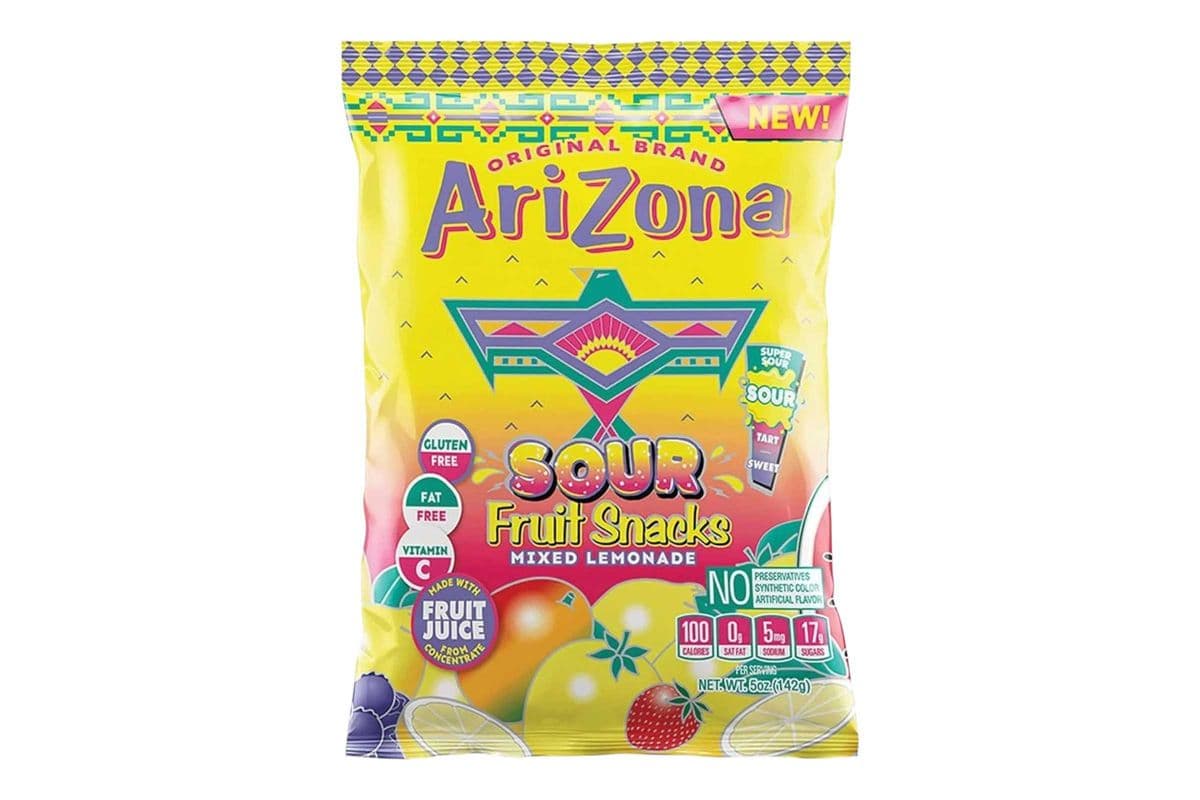 Arizona Sour Fruit Snacks (142gm) (100 Cal)