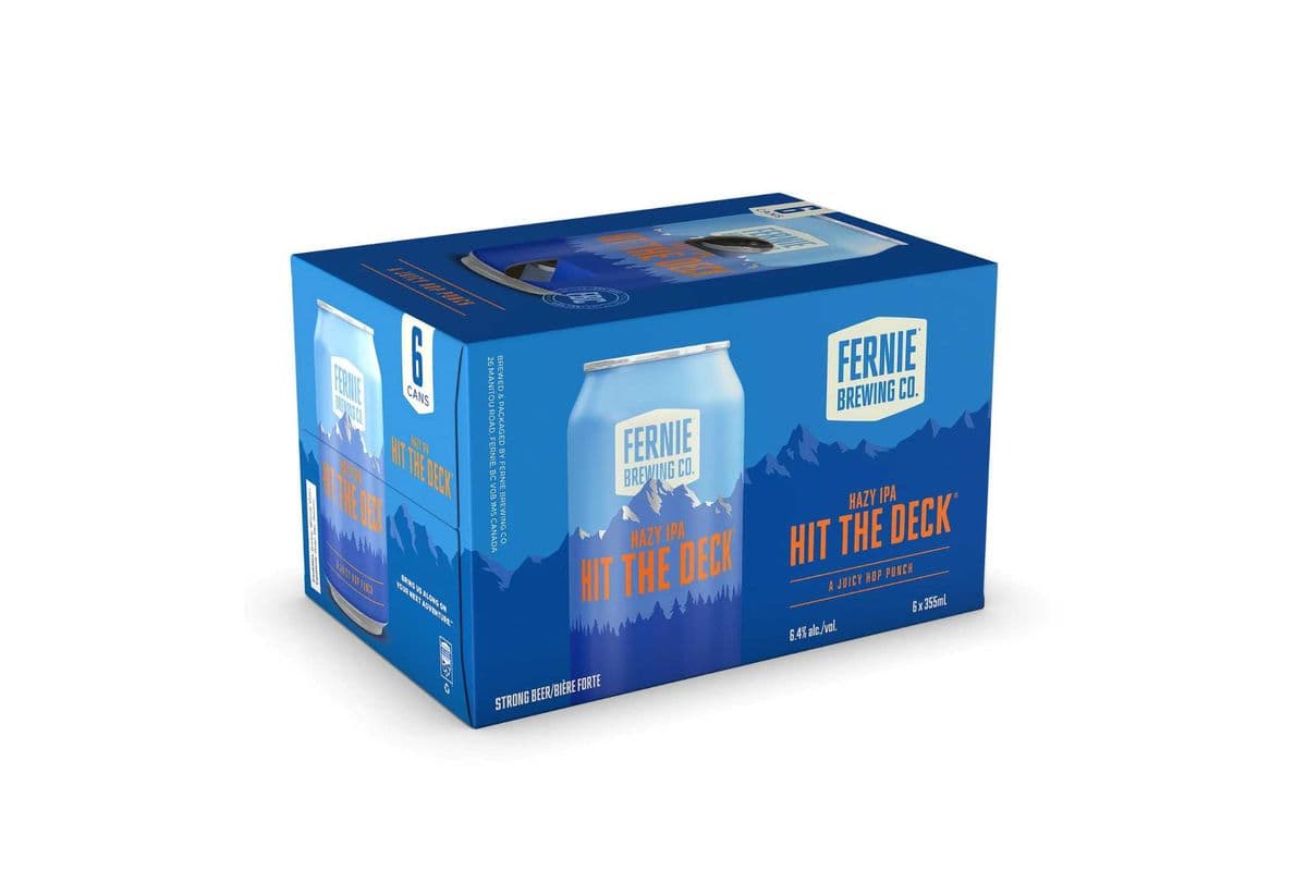 Fernie Brewing Hit the Deck Hazy Ipa (6 Pack) (6 x 341ML)