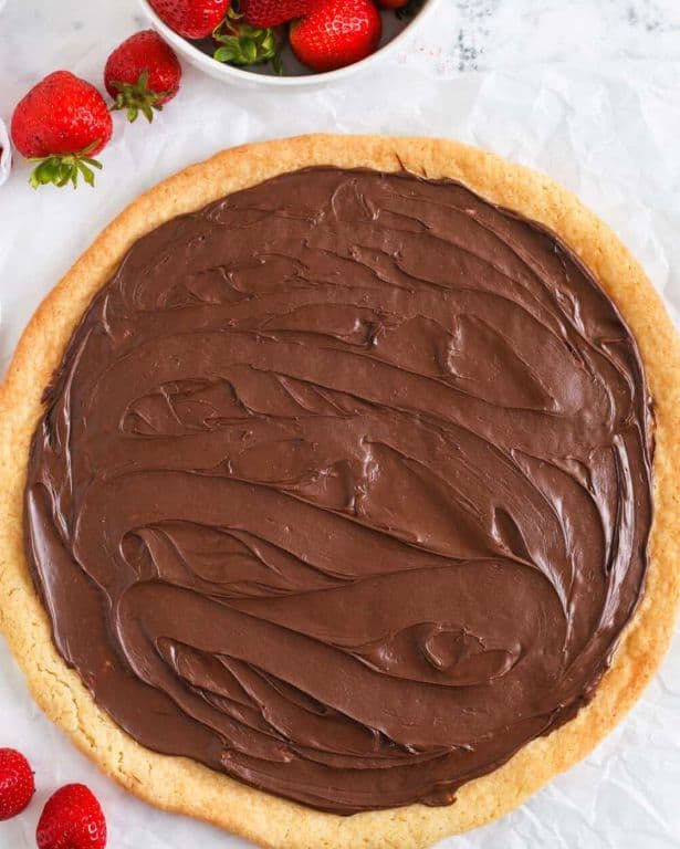 Nutella Topped Pizza  Size Large