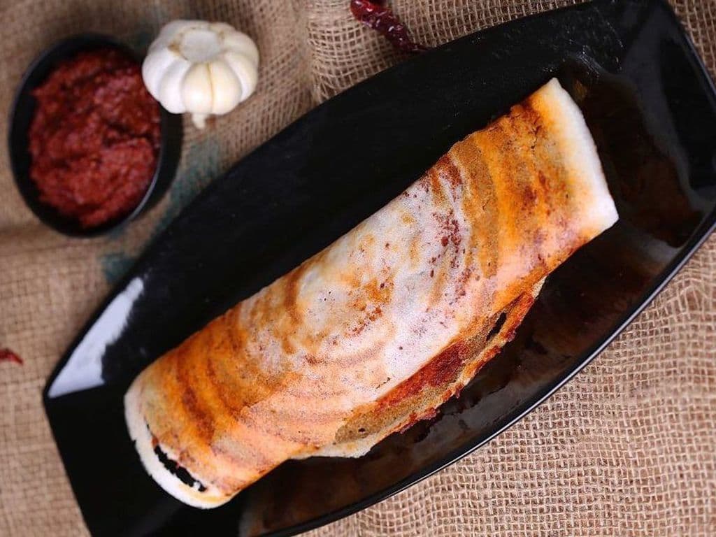Spicy Garlic Dosa
