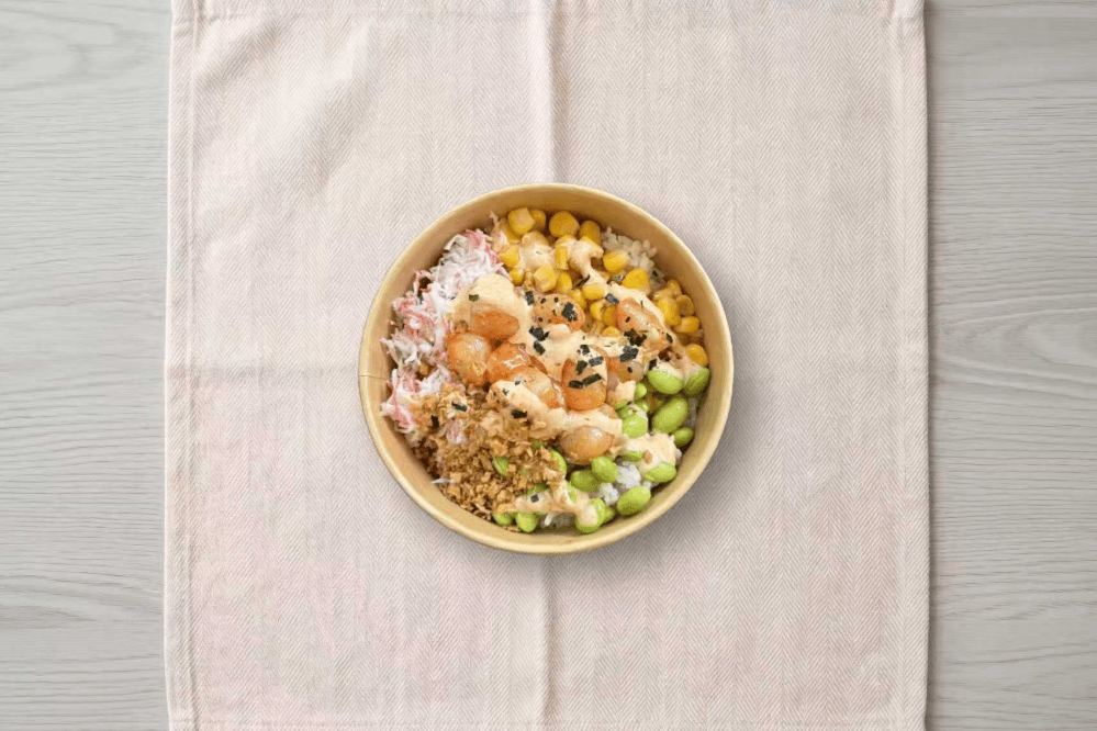Small Spicy Scallop Poke Bowl