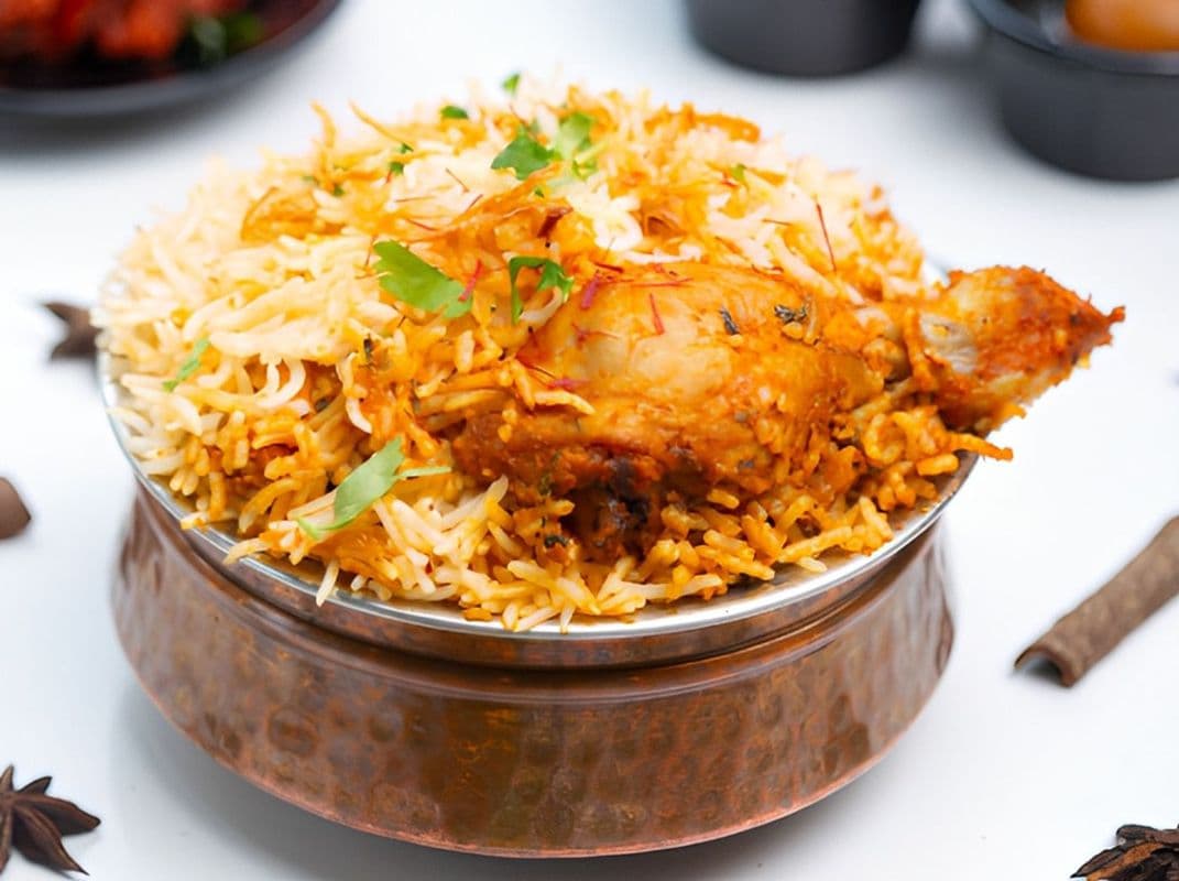 Hyderabadi Chicken Dum Biryani