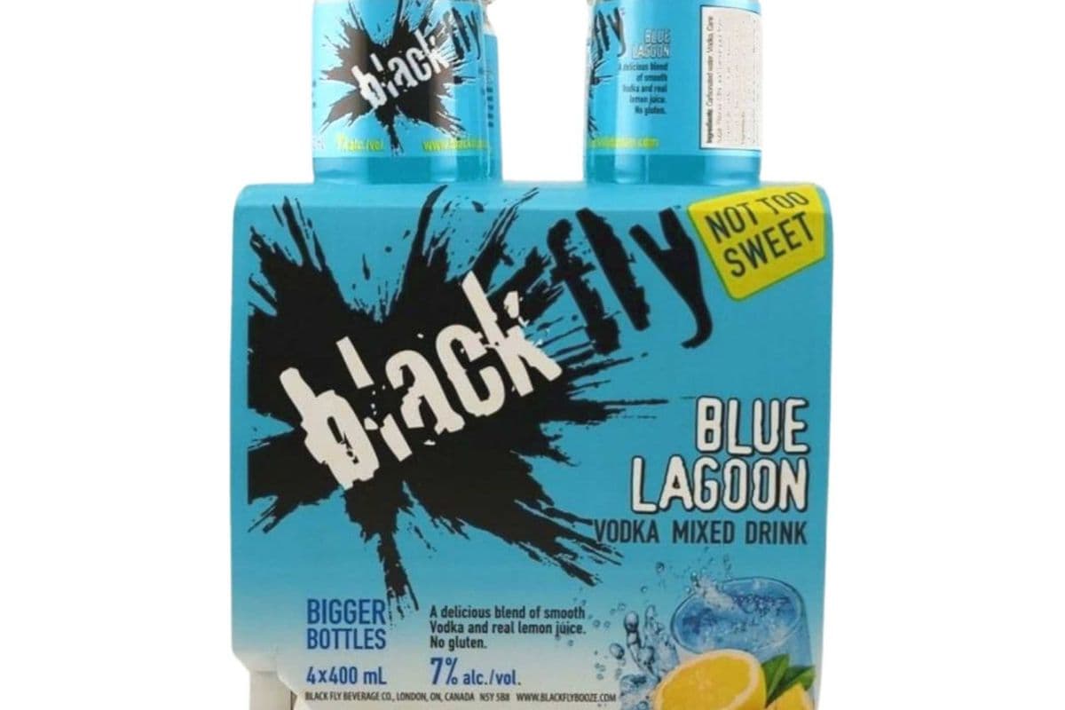 BLACK FLY VODKA BLUE LAGOON (4 PACK) (4 x 400ML)