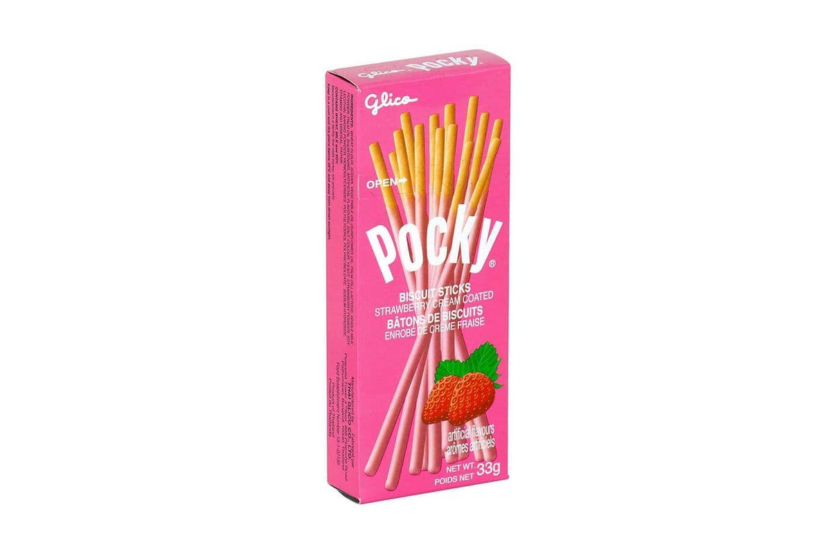 Pocky - Strawberry (33g) (160 Cal)
