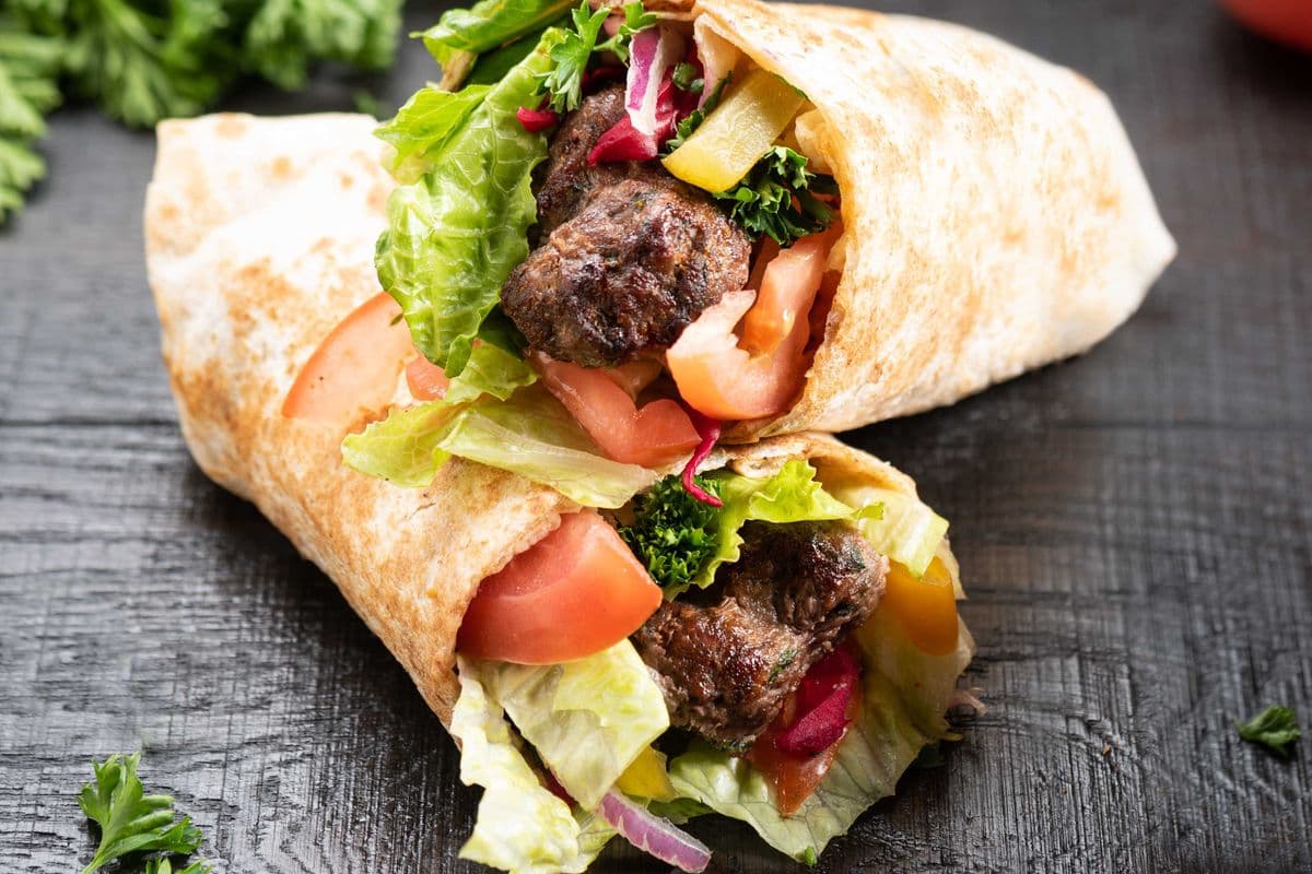 Adana Kabab Wrap
