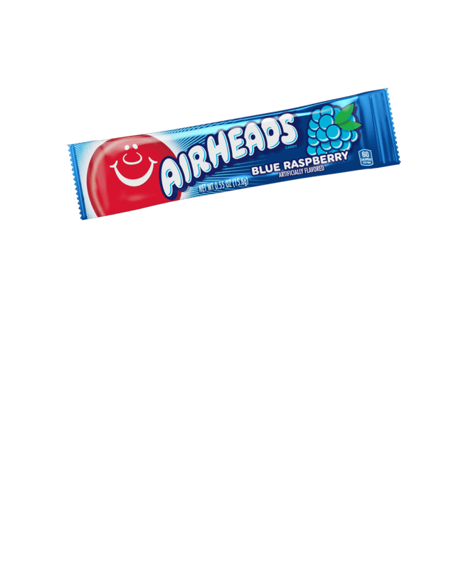Airheads Friandise Framboise Bleue 15.6g/ Airheads Blue Raspberry 15.6g