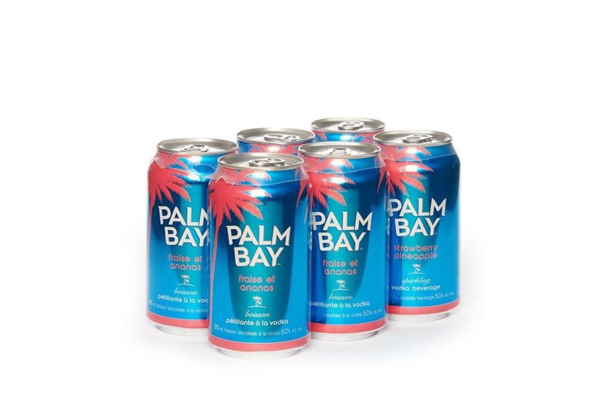 Palm Bay Strawberry Pineapple (6 Cans) (1 x 355 ml)