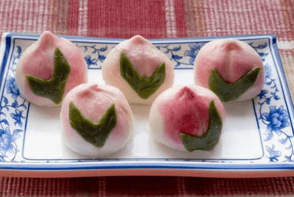 Longevity Peach Buns(5) / 寿桃 -N3 
