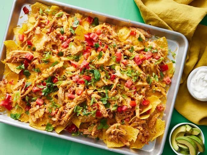 Nachos with Veggies  Heat Level Hot
