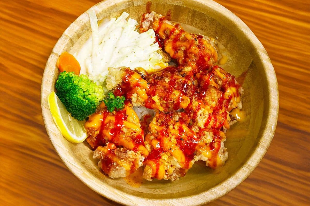 Spicy Chicken Karaage Donburi