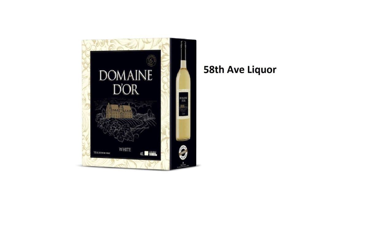 DOMAINE D'OR WHITE BOX WINE 4L (1 x 4L)