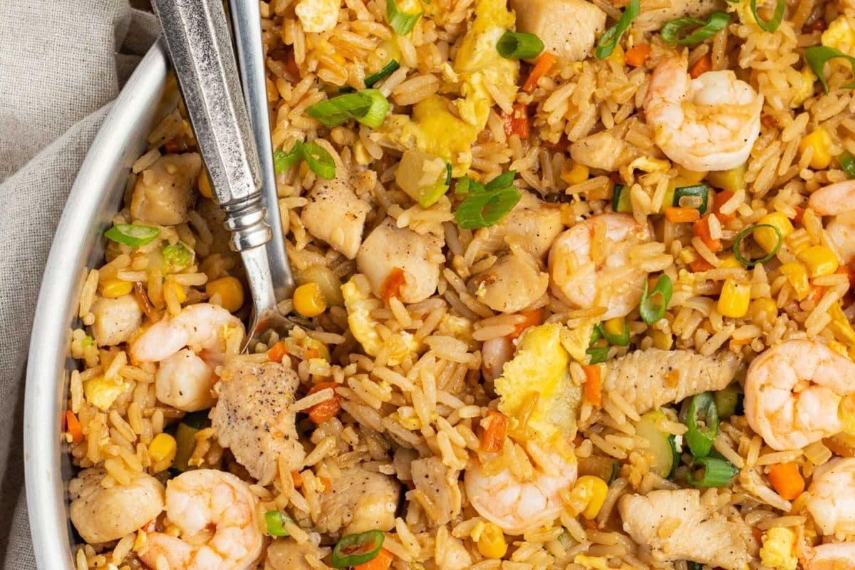 House Fried Rice(Chicken and shrimp)