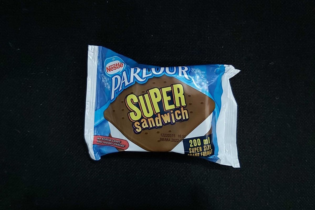 Crème glacée super sandwich