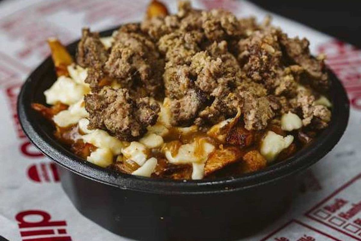 Petite poutine à la viande hachée