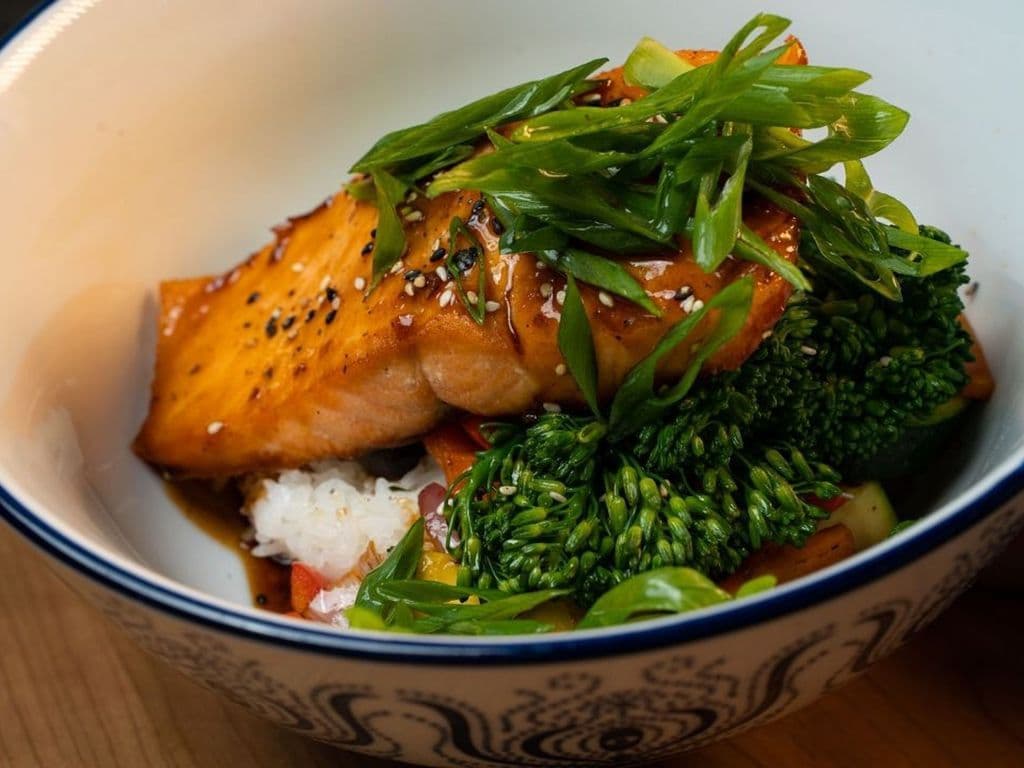 Teriyaki Salmon Bowl