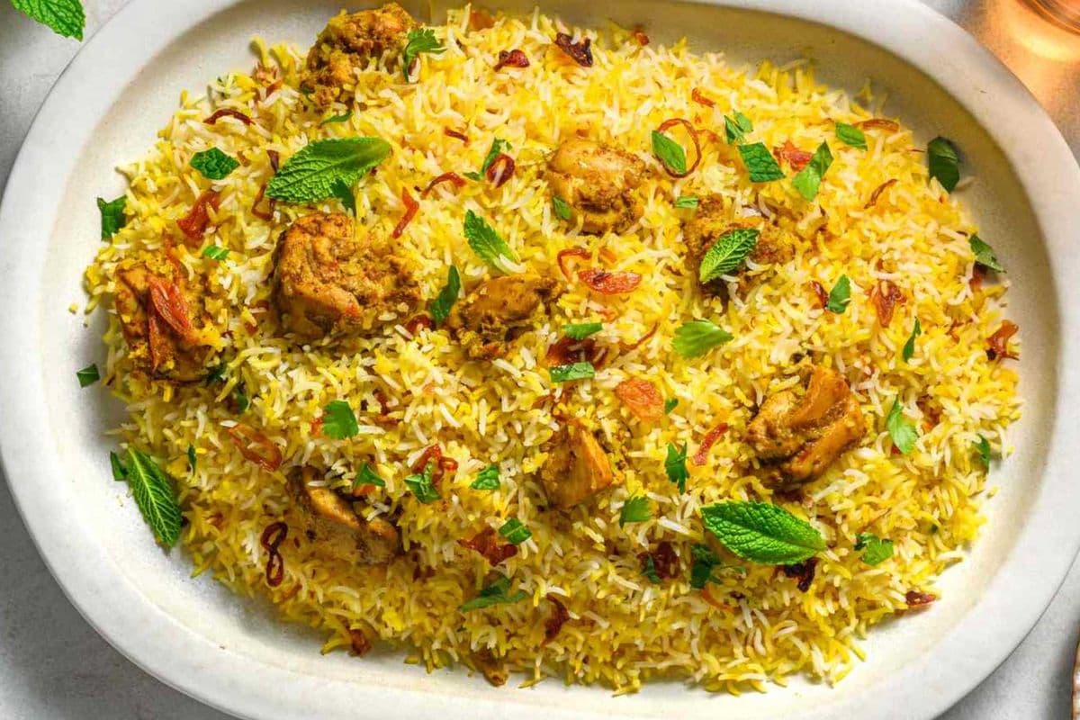 Chicken biryani