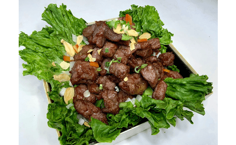 204. Beef Dice with Maggi Sauce