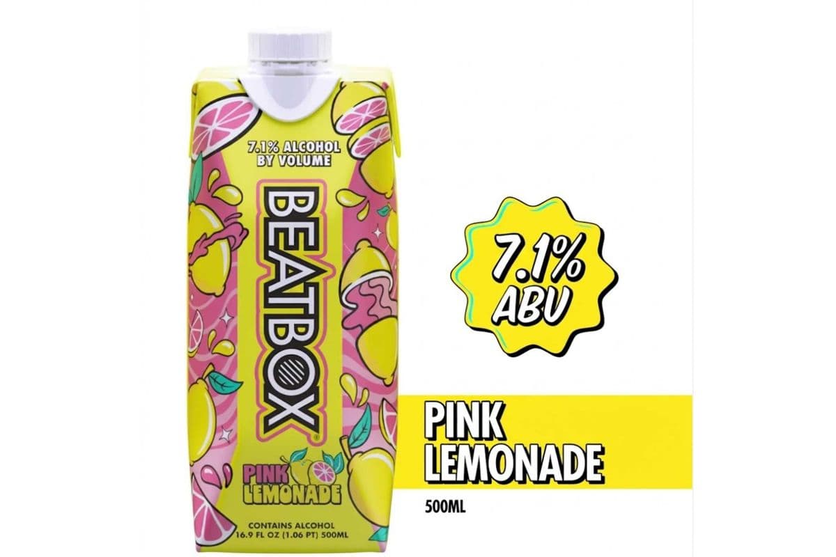 BeatBox Pink Lemonade Wine Cocktail, 500ml (1 x 500 ml)
