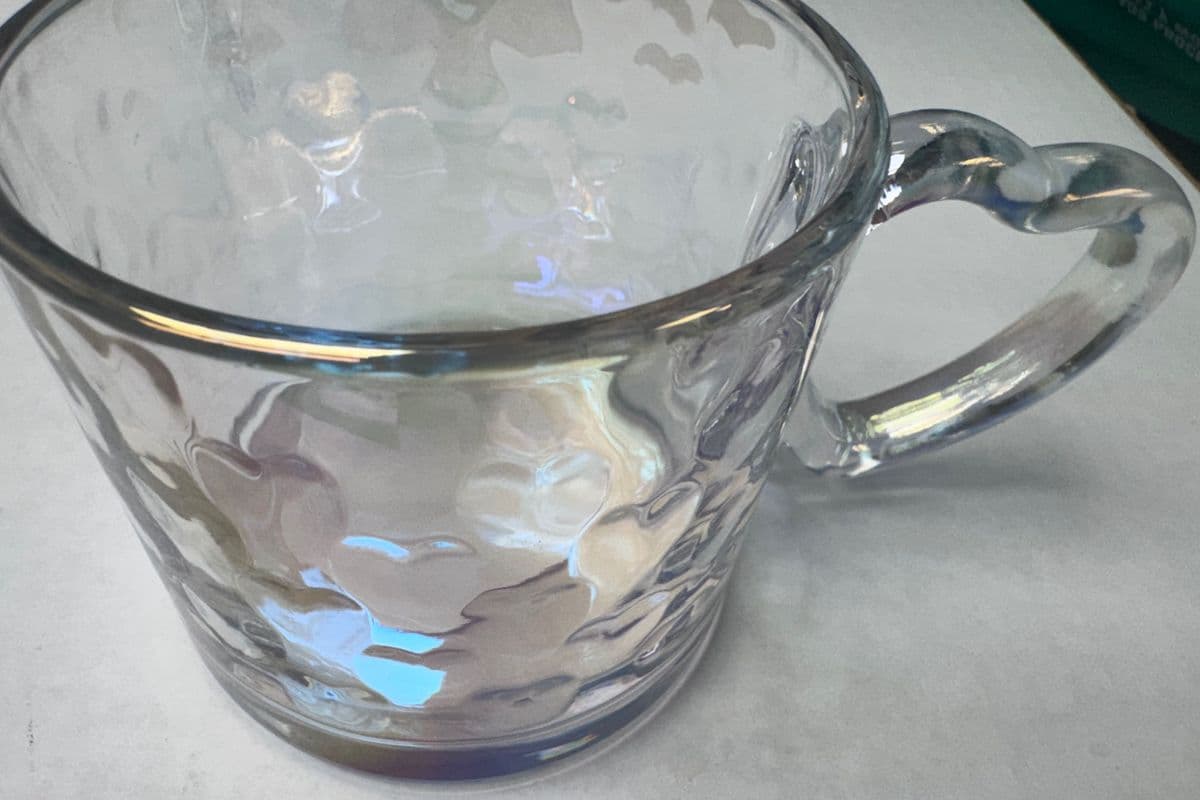 Glass Cup Heart