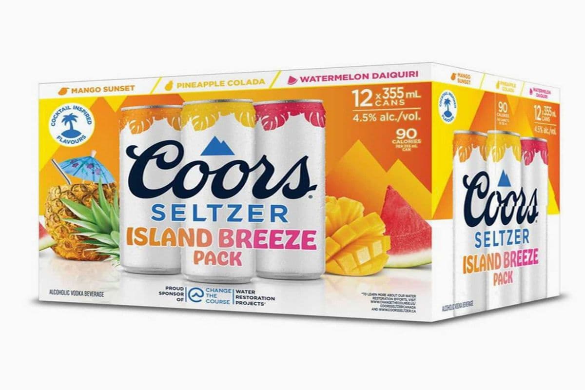 COORS SELTZER ISLAND BREEZE MIX (12 x 355ML)