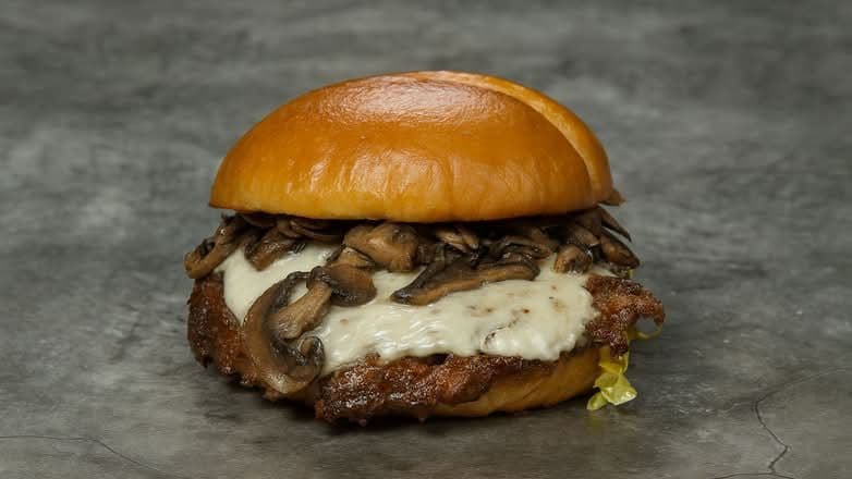 Mushroom Cheeseburger