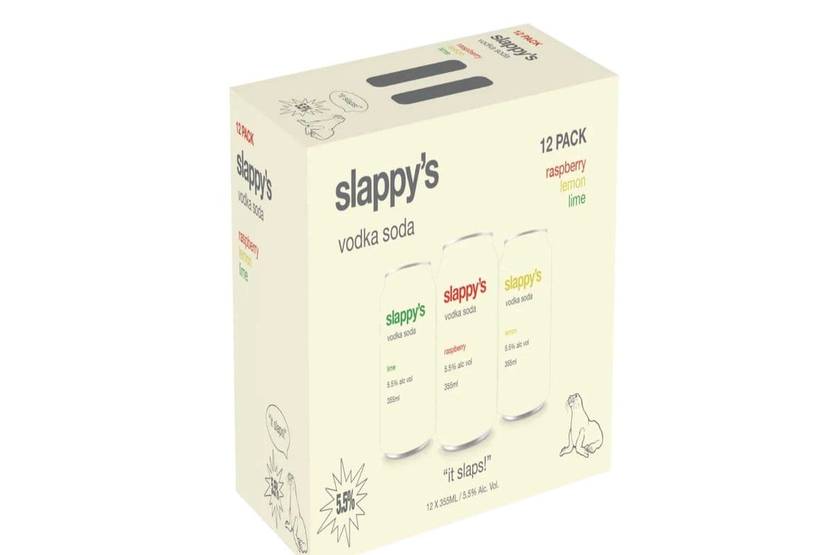 SLAPPY'S VODKA SODA MIX-12PACK (FREE TOQUE) (12 x 12*355ML )