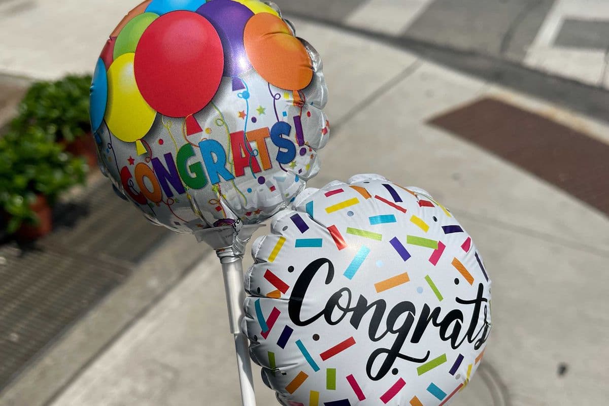 4” Balloon - Congratulations