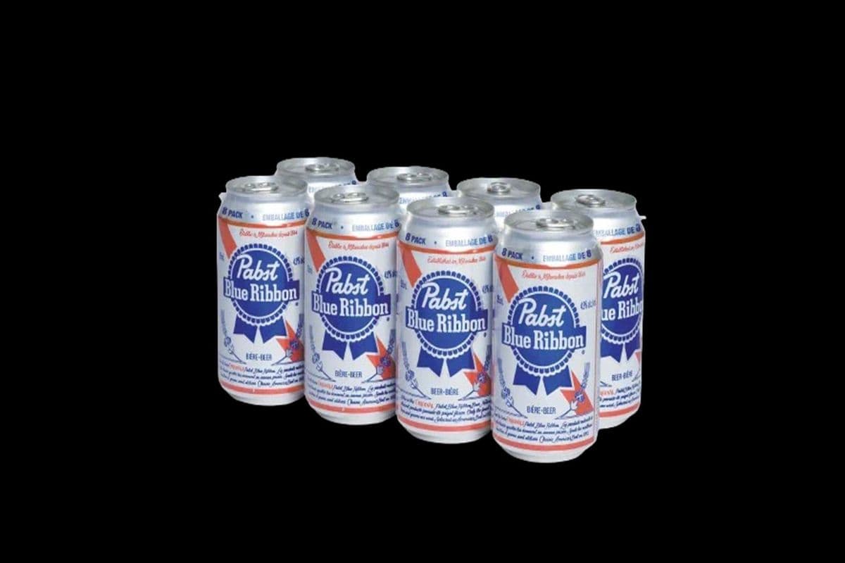 770748. Pabst Blue Ribbon 8 pack cans (1 x 8pc)