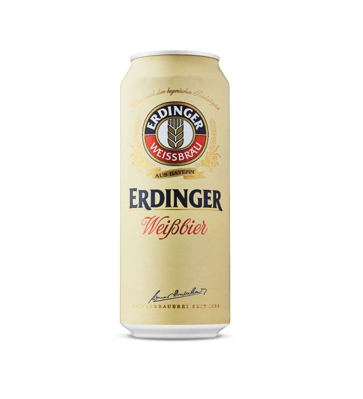 Erdinger Weissbier (4 x 500 ml Cans)
