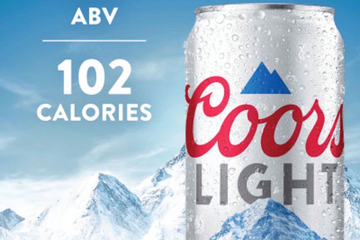 COORS LIGHT BEER (8 X 355ML) 5.0% ABV (8 x 355 mL)