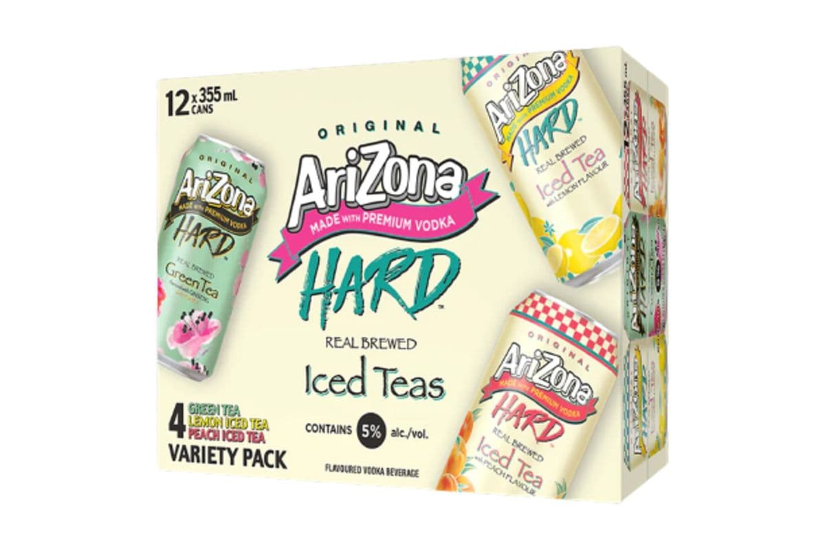 Arizona Hard Tea Variety Pack (12 x 355 ml)
