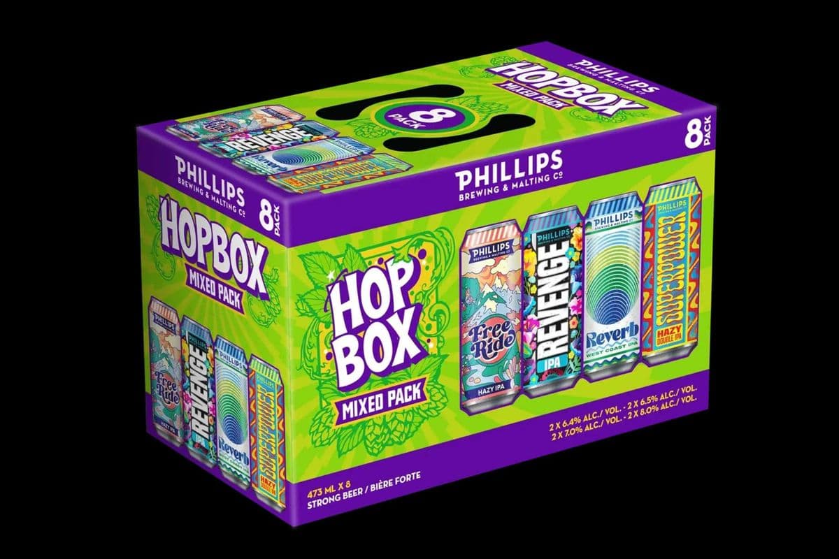 PHILLIPS HOP BOX-8 PACK CANS (1 x 473ML*8 PACK)