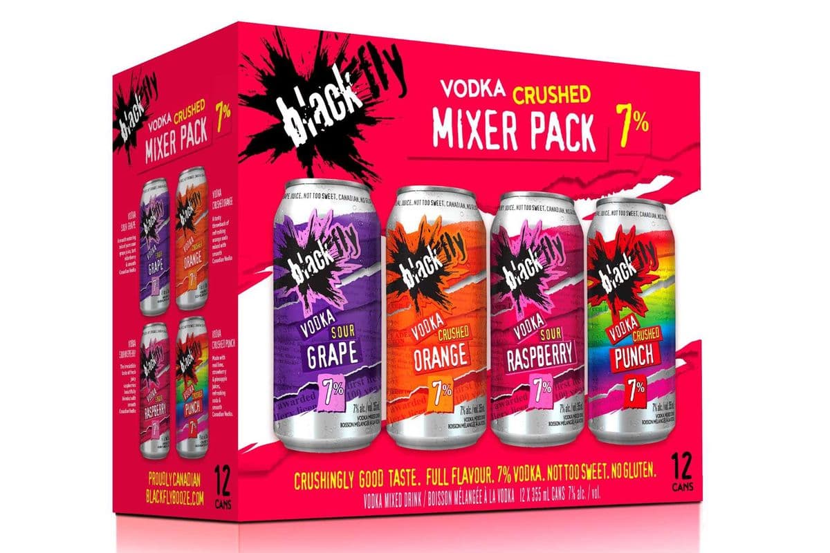 Black Fly Vodka Sour Crushed (12 x 355 ml)
