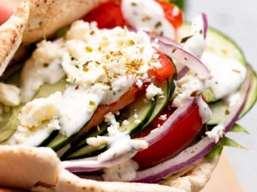 *PITA VÉGÉ AVEC FETA