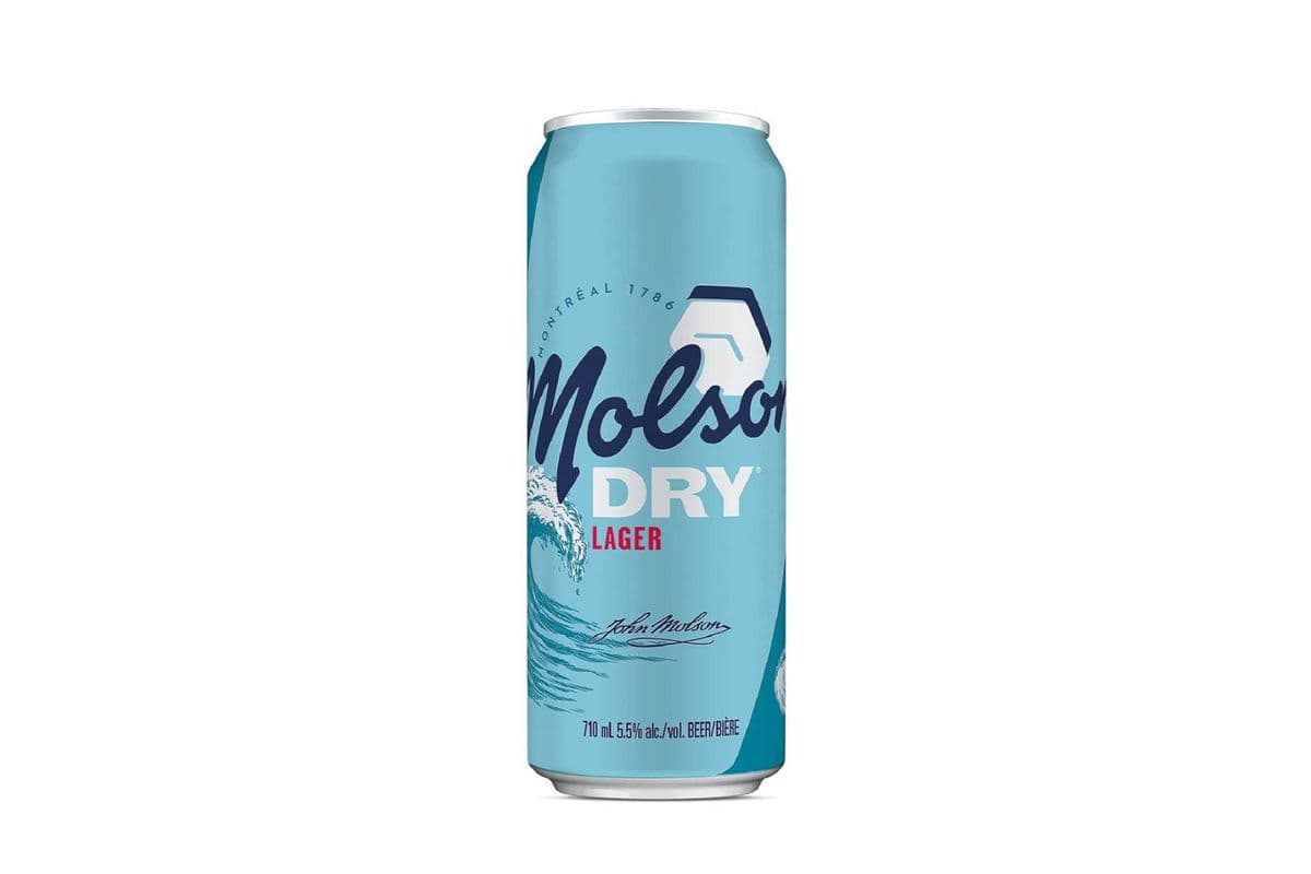 Molson Dry (1 x 710 ml Can)