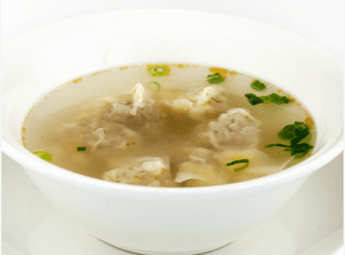 9. Wonton Soup with Chicken Meat