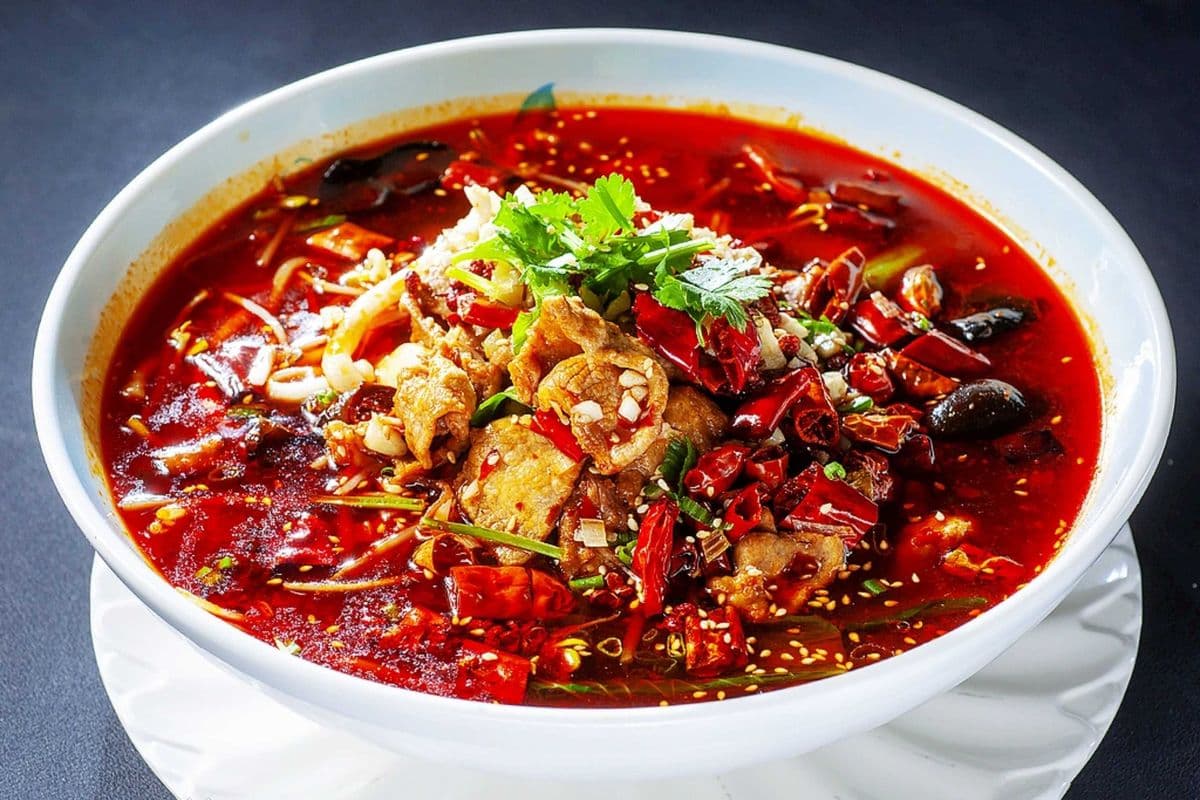 Beef Slices in Chili Broth 川味水煮牛肉