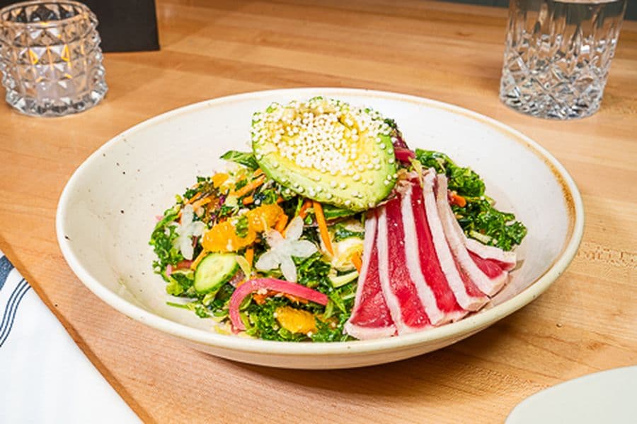 Ponzu Crunch Ahi Tuna Salad