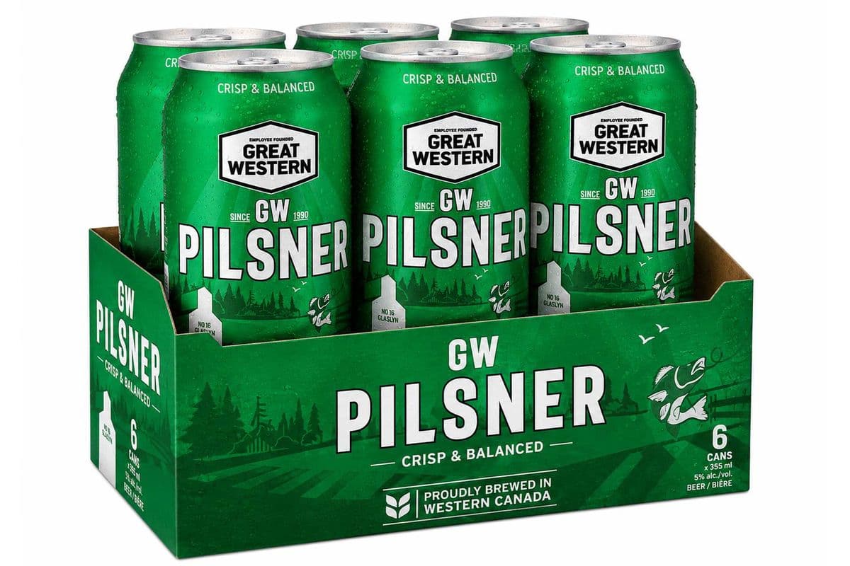 Great Western Pilsner 6pk (6 x 355ml)