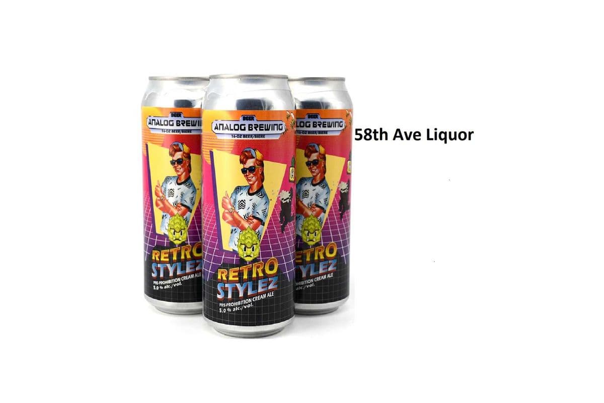 ANALOG RETRO STYLEZ CREAM ALE 4 CANS (1 x 4x473ML)
