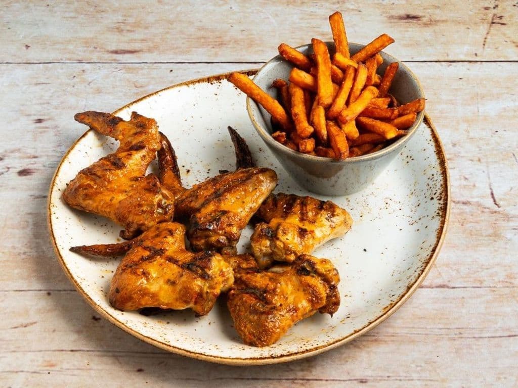 5 Whole Wings with 2 Sides
