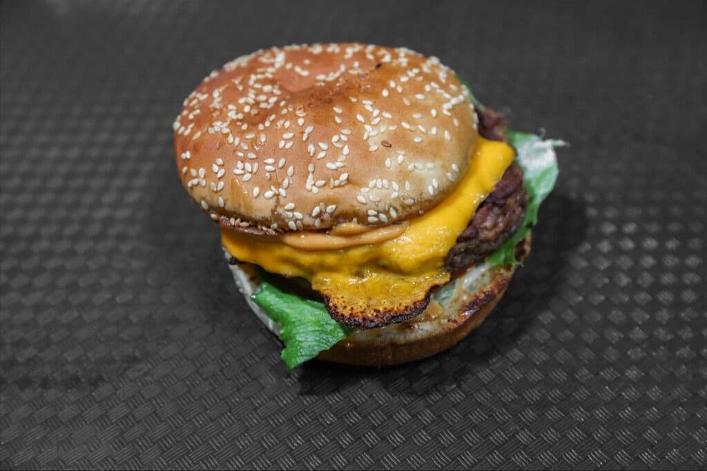 Beef burger combo
