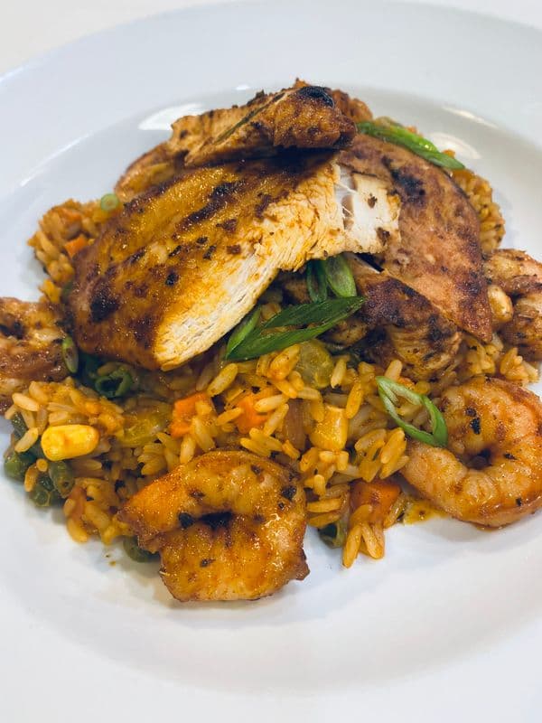 Creole Coconut Fried Rice