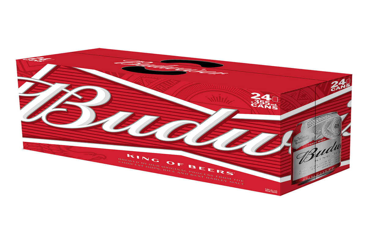 906354. Budweiser (24 Cans) (24 x 24 pack cans)
