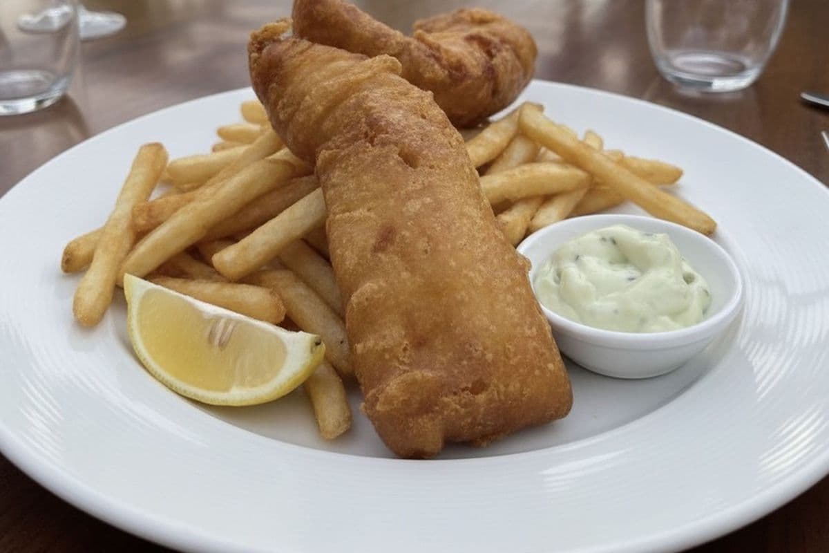 Beer-Battered Fish and Chips