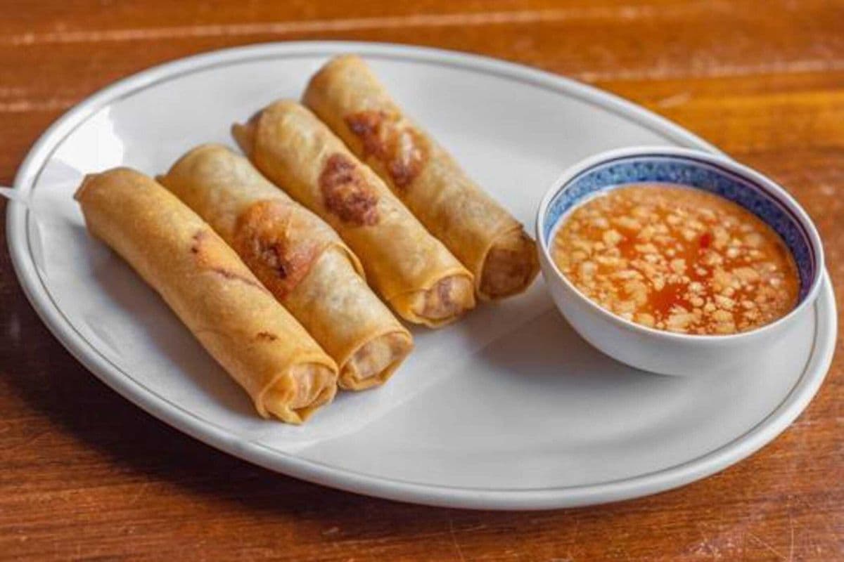 5. Thai Veggie Spring Rolls (4 pcs)