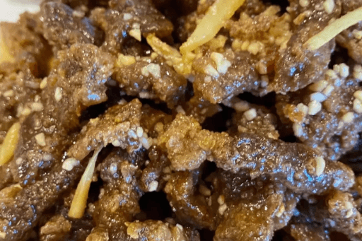 Honey Garlic Ginger Beef