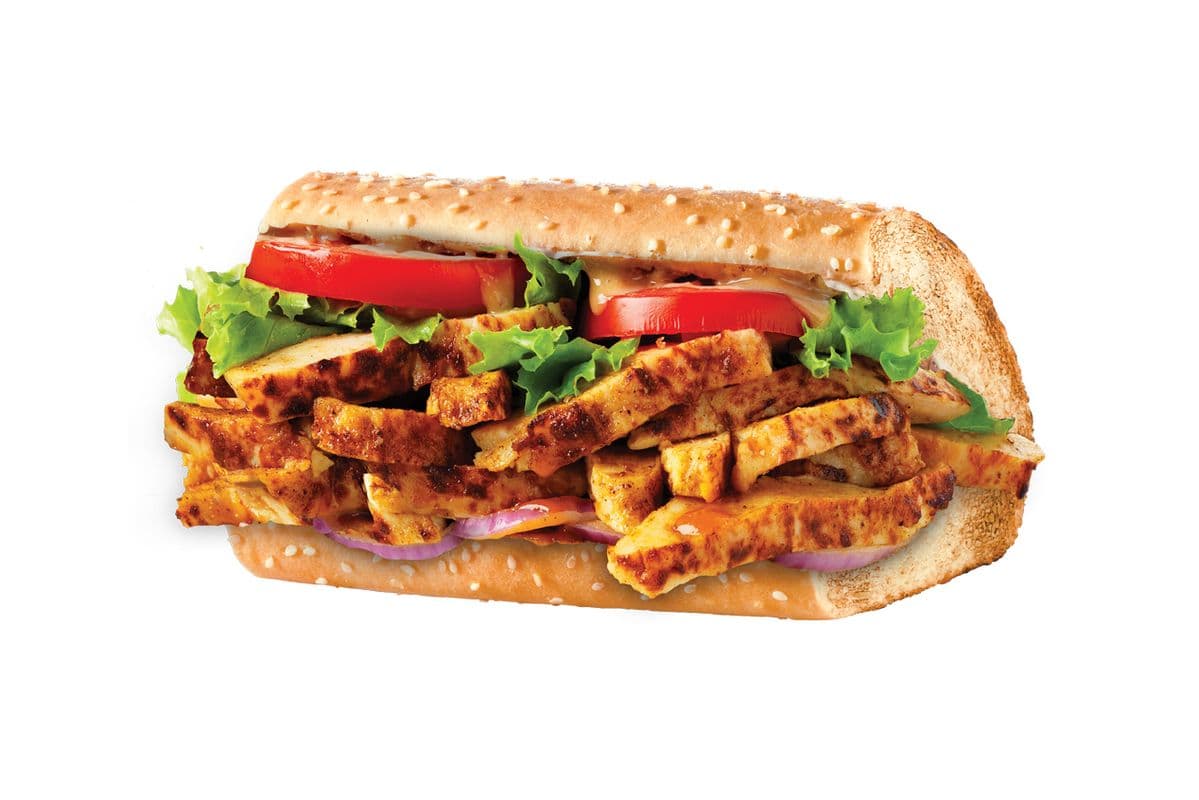 12" Large Honey Bourbon Chicken Sub