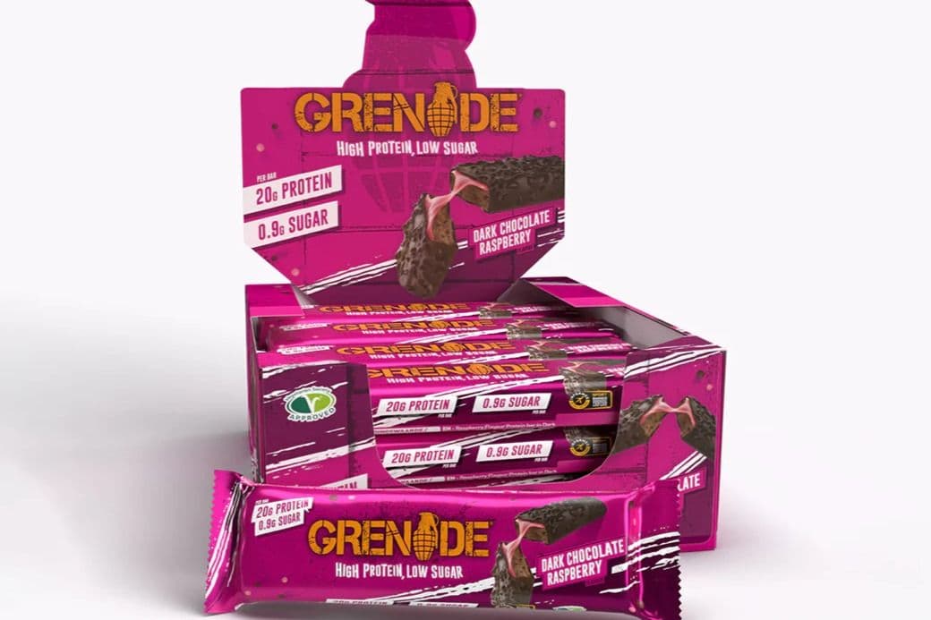 Grenade Dark Chocolate Raspberry Protein Bar (60 g)