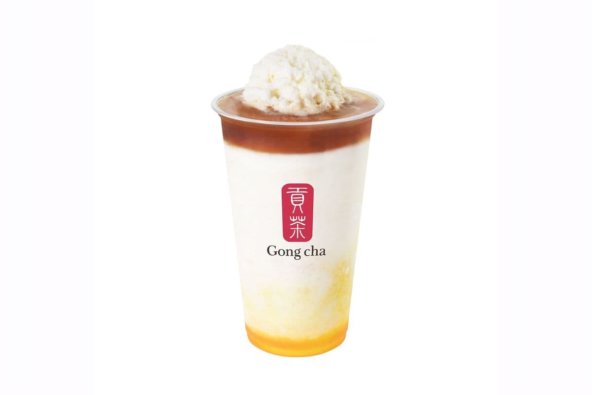 Peach Teaffogato
